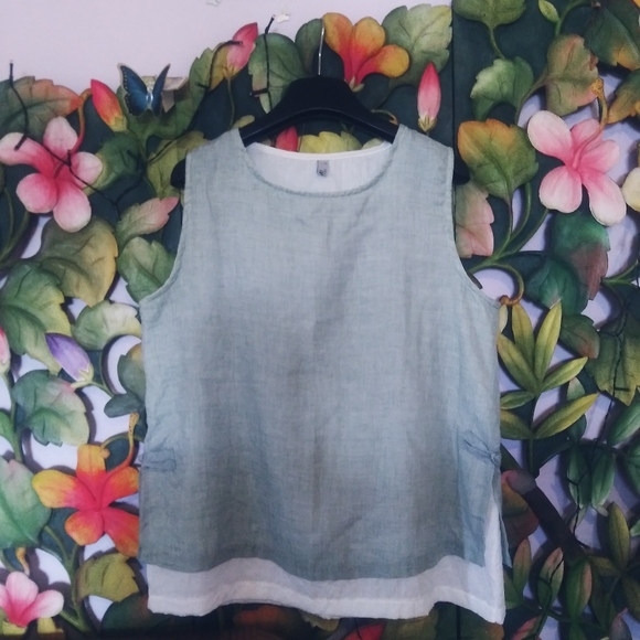 Summer Linen Tops - Picture 3 of 3